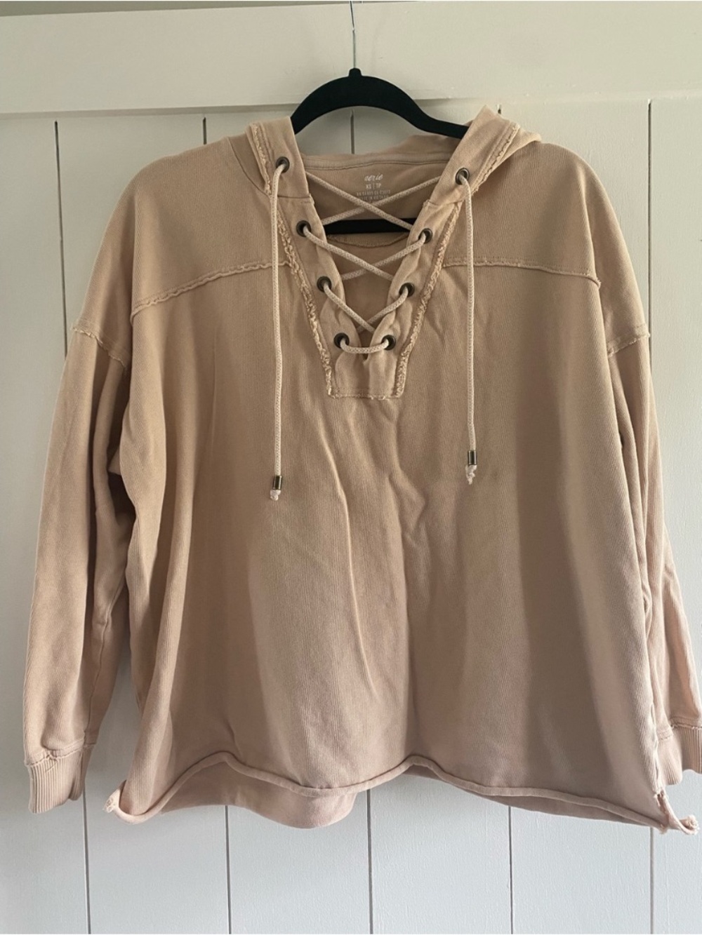 Aerie Oversized V Neck Sweatshirt